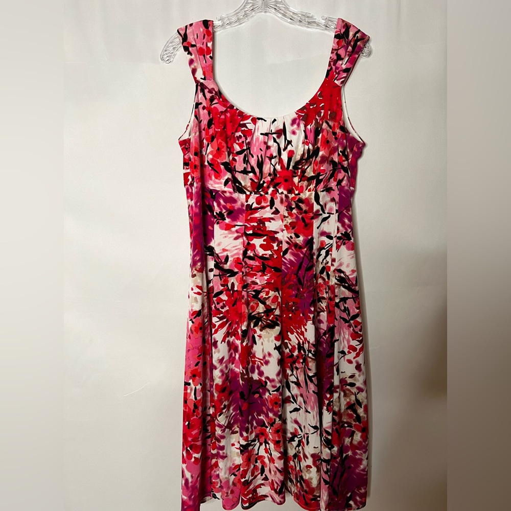 Dressbarn Signature multi colored dress size 14
